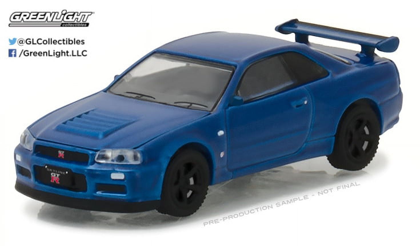 TSM Model Nissan Skyline GT-R R34 Kaido Works GReddy V1, Green