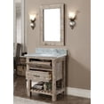 thumbnail image 2 of InFurniture 30'' Rustic Style Marble Top with Square Sink Single Sink Bathroom Vanity, 2 of 2