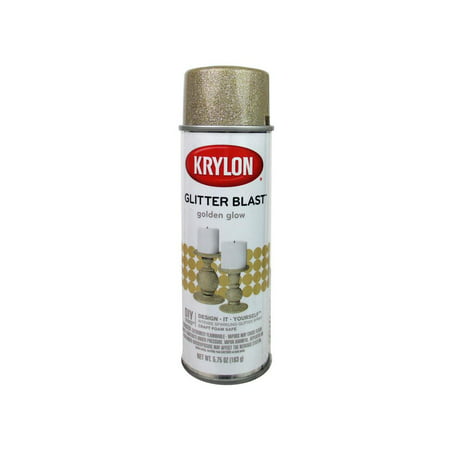 Krylon Glitter Blast Golden Glow Paint, 5.75 Oz. (Best Blasting Media For Removing Paint)