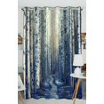 thumbnail image 1 of EREHome March landscape birch forest Blackout Window Curtain Drapery Panels 52x84 Inch One Piece, 1 of 1
