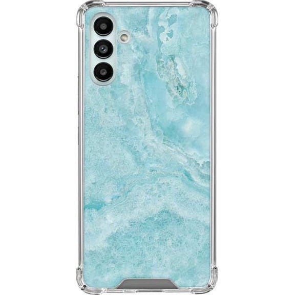 Skinit Marble Crystal Turquoise Galaxy A13 5G Clear Case