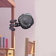 thumbnail image 4 of Ventilador creativo con forma de pulpo, ajustable, recargable por USB, para dormitorio, mesita de noche, ventilador de escritorio para bebés y niños pequeños al aire libre (negro), 4 of 5