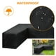 thumbnail image 1 of Hogar y jardín, decoración de exteriores, funda de tela 210D para muebles de jardín, funda para sofá esquinero en forma de V, 215 x 215 x 87 cm. Una lona., 1 of 8