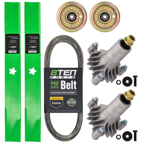 8TEN Blade Spindle Belt Idler Kit for Husqvarna 38 inch LT125 MK1005491