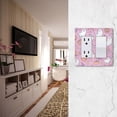 thumbnail image 5 of Yayeee Rocker Switch Wall Plate 1-Gang 4.6"x2.9" Home Decorative Outlet Cover, Purple Halloween, 5 of 6