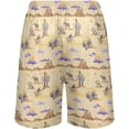 thumbnail image 3 of GZHJMY Pajama Shorts Mens Lounge Sleep Shorts Pjs Bottoms Pajama Pants with Pocket, Medium, 3 of 6