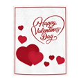 thumbnail image 1 of Panxico Couverture Imprimée Enveloppe de la Saint-Valentin Couverture en Flanelle Couverture de Climatisation Couverture Rembourrée Couverture de Sieste, 1 of 3