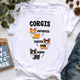 thumbnail image 3 of Bonita camiseta con estampado galés de Corgi para niños, ropa para niños y niñas, camiseta de manga corta de verano 2024 de Harajuku para niños, camiseta para amantes de los perros, 3 of 5