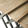 thumbnail image 5 of SAFAVIEH Jack Stacking Tray Tables Black / Oak, 5 of 5