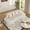 Beige, variant on YWEN 3-Seat Curved Sectional Sofa 4" Half Moon Modular Boneless Couch, Compressed Cloud Sofa w/ 2 Cup Holders & Side Pockets & 4 Pillows, Comfy Couches for Living Room Bedroom Apartment