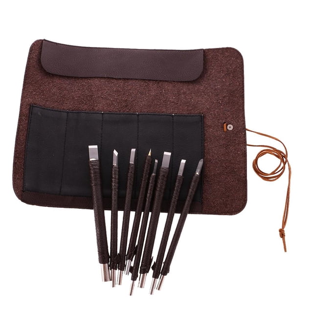 Kit de escultura de talla 8 piezas acero de tungsteno duradero perfecl