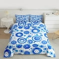 thumbnail image 2 of Manfei Modern Geometric Geometric Bedding Comforter Set,Watercolor Splatter Ink Twin Comforter Sets,Blue White Bedding Set For Teens,Luxury Bedroom Decor Reversible,2-Piece, 2 of 8