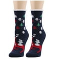 thumbnail image 1 of Gibobby calcetines mujer Calcetines cálidos para mujer, bonitos calcetines de lana con estampado navideño, calcetines de tubo cálidos supersuaves (Multicolor, Unitalla), 1 of 4