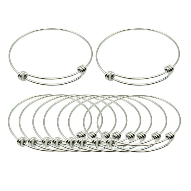 Metal shop wire bracelets
