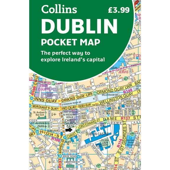 Dublin Pocket Map, (Paperback)