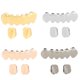 thumbnail image 3 of 2pcs Top & 6Botto Grills Tooth 18k Golden Boca Dientes Grills Bling Hip Hop - Oro Hugo Tapas de parrillas para dientes bucales, 3 of 10