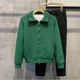 thumbnail image 5 of Cárdigan negro Polo Hombre Ropa Negocios Suéteres de punto para hombres Verde Estética Meme Lana Gruesa Invierno Prendas de punto Moda Venta Antiguo, 5 of 5