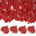 thumbnail image 1 of 20-Pack Artificial Orchid Flower Heads, Silk Faux Butterfly Flowers Head for Decor [2.76", Red], 1 of 7