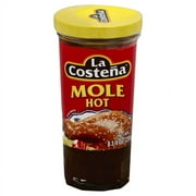 La Costena Hot Mole Sauce, 8.25 oz Glass Jar