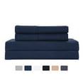 thumbnail image 3 of JML Bed Sheet Set - 4 Piece Queen Size Brushed Microfiber Bedding Sheet Set, Navy, 3 of 6