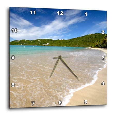 3drose, Caribbean, Usvi, St.thomas, Magens Bay-ca37 Cmi0026 - Cindy Miller Hopkins, 15x15 Wall Clock