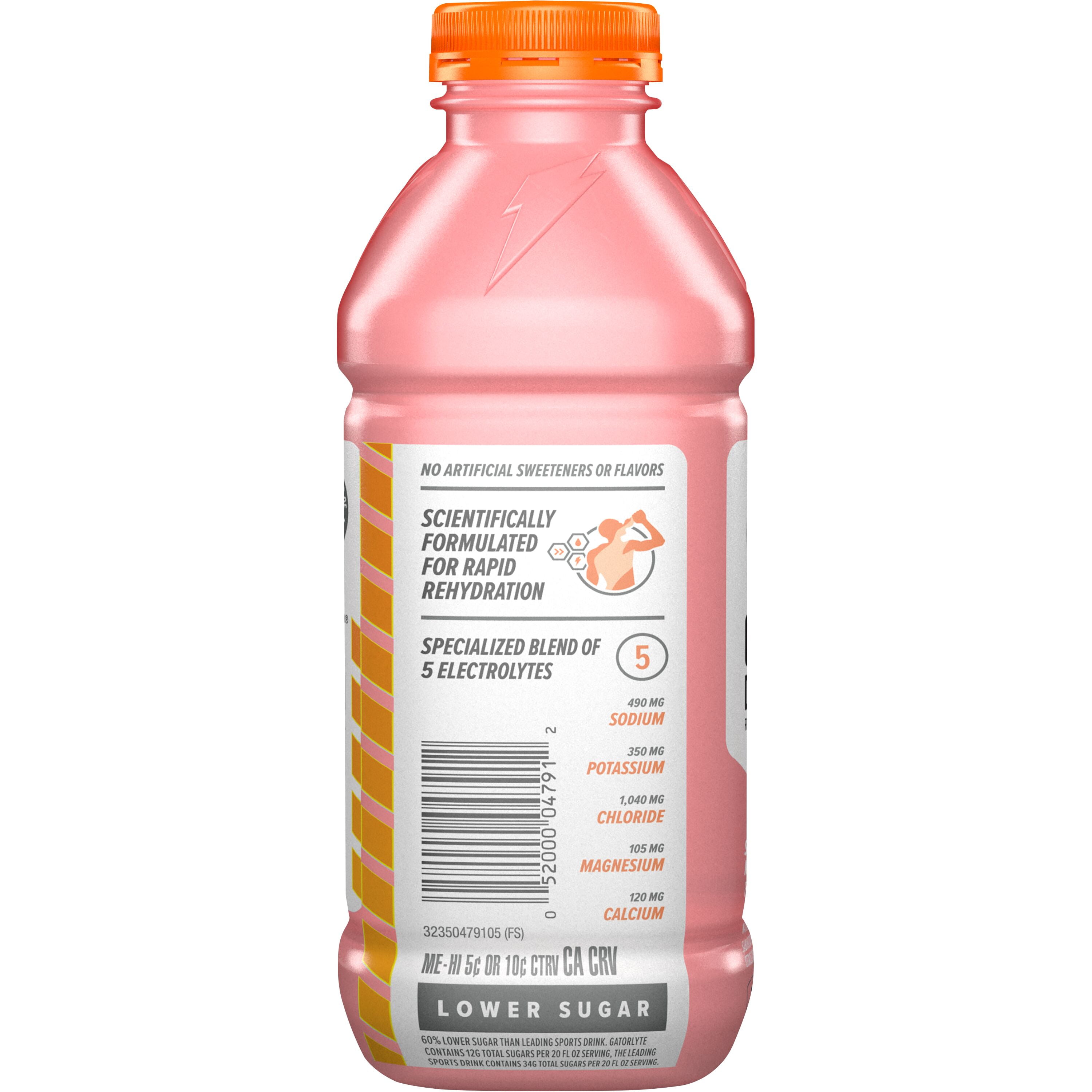 Gatorlyte Rapid Rehydration Electrolyte Drink, Strawberry Kiwi, 20 fl oz, 1 Count Bottle​