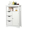 thumbnail image 2 of ZENSTYLE Bathroom Cabinet 3 Drawers Storage Organizer Floor Cupboard Home Living Room Decor, 2 of 9