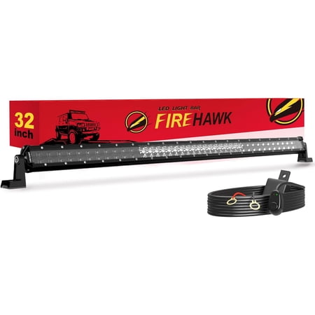 LED Ligt Bar 32 Inc 80,000LM, 2026 New Japanese L-A-B Cips, Spot Flood Combo Beam, Driving Off Road Fog Work for Truck Pickup ATV UTV SUV Cart IP68 Waterproof wit 12V Wiring arness kit