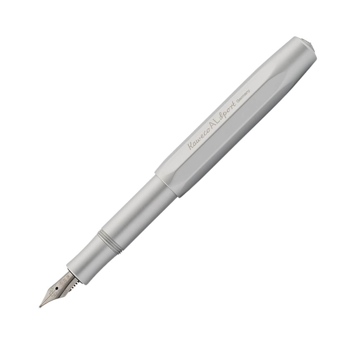 Kaweco AL Sport Silver Fountain Pen - Medium