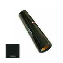 INTBUYING One Yard 20inch PU Vinyl for T-Shirts Heat Press Transfer HTV Cutting Plotter Craft (Black)