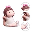 thumbnail image 4 of Linda figura de chica deportiva, figura de niña de yoga, figura de niña de yoga de dibujos animados, figura de niña de pose de yoga, ultra sensible Jadeshay A, 4 of 8