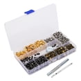 thumbnail image 3 of Decoration Studs,480 Sets 4 Colour Rivetfor Leather Craft Studsfor Clothing Leading Edge Technology, 3 of 9