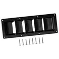 thumbnail image 3 of koolsoo RV Air Vent Louver Easy to Install Louvered Exhaust for RV Boat Replacements Black, 3 of 9