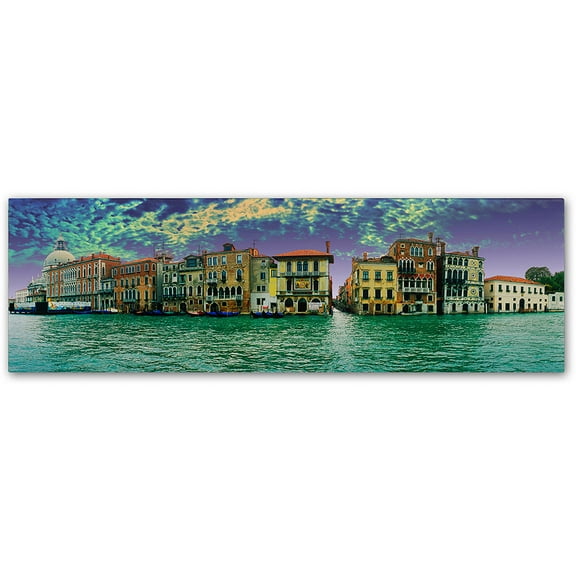 John Xiong 'Buildings of Venice' Canvas Art