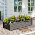 thumbnail image 7 of MAYEERTY Raised Garden Bed Planter Box with Built-In Water Storage, Large Capacity for Patio Balcony Vegetables Flowers Herbs Garden, 7 of 7