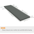 thumbnail image 3 of Outsunny Outdoor Lounge Chair Cushions with Back Ties, Set of 2, Grey, 3 of 10