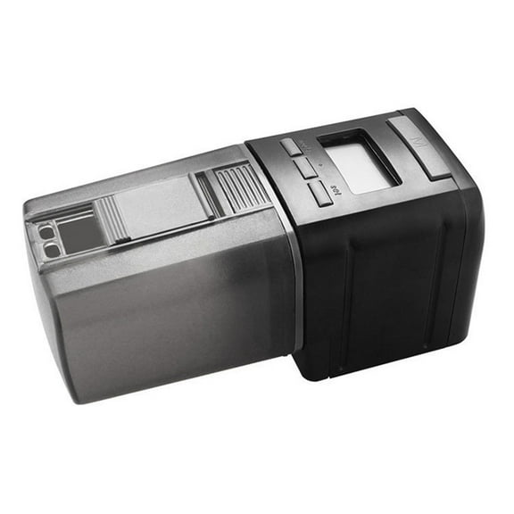 unbranded Automatic Aqua-Feeder Mini Timing Fish Feeder ABS Pond Feeder Fish Tank Accessories Black