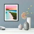 thumbnail image 4 of Crystal Waters Beach Sunset, 8 x 10 Black Framed Print Sign Easy Installation | Beautiful Sunsets | Stylish Modern Decoration For The Home and Office, 4 of 4