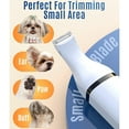 Oneisall N5 Dog Paw Trimmer, Electric Quiet Clippers Set, Hair Cutter for Paws, Eyes, Ears, Face