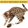 thumbnail image 4 of OurPets Play-N-Squeak Mouse Hunter Interactive Cat Toy, Mouse Hunter Brown, 4 of 7