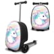 thumbnail image 1 of Maleta de patinete ALVOD para niños ligera con ruedas LED, 1 of 5