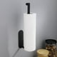 thumbnail image 5 of Soporte para Papel Higiénico Almacenamiento Montado en La Pared Ahorre Espacio para La Cocina Del Baño - NEGRO Sunnimix Soporte de papel higiénico, 5 of 8
