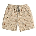 thumbnail image 5 of Goofa Coffee Time Printed Mens Swim Trunks Summer Quick Dry Short Beach Swimwear Bathing Suits-, 5 of 9