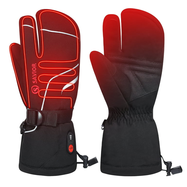 Snow Deer Heated Gloves, Unisex Rechargeable Battery Powered