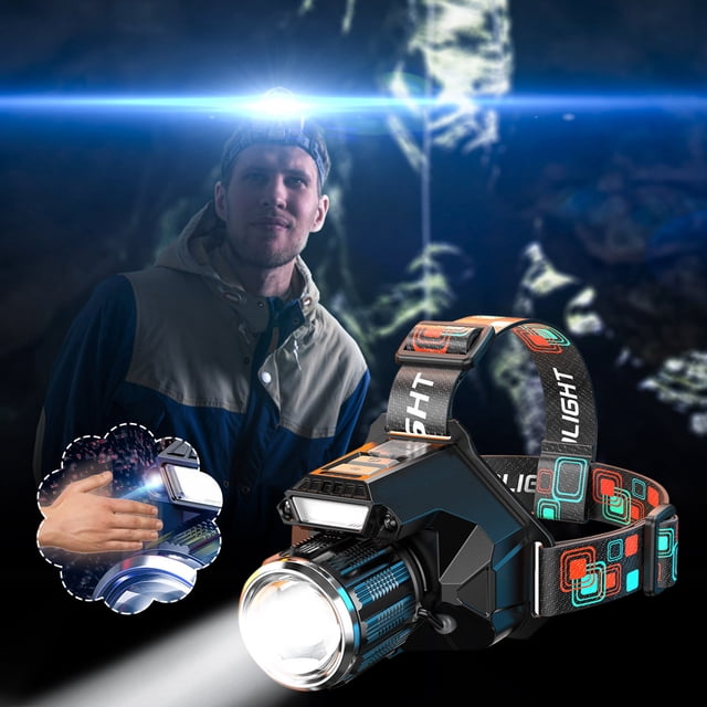 Rechargeable Sensor Headlamp Strong Light Miner's Lamp, USB Fast Charging Waterproof, Infinite Rotation Adjust, Long-Lasting Battery, For Outdoor Night Fishing Hiking Repair Emergency Lighting