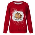 thumbnail image 4 of Sudaderas de Acción de Gracias Para Mujer Suéter de Cuello Redondo Blusa Suelta Tops Sin Capucha Odeerbi ODB204247, 4 of 7