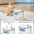 thumbnail image 2 of Dispensador automático de agua para mascotas de 2L con bomba ultra silenciosa (menos de 40 dB), sistema de filtración de cinco capas,, 2 of 11