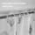 thumbnail image 3 of Cortina de ducha a prueba de moho 180 × 180 cm Cortina de ducha impermeable - Cortina de sábana lavable blanca - con cortinas - para el hogar, hotel, baño TUNC Sencillez, 3 of 5
