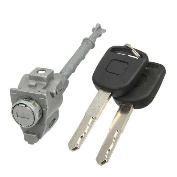 Unique Bargains 1 Set Front Door Lock Cylinder Set Kit with 2 Keys for Honda Accord 2013-2017 72185-T2A-A01