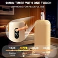 thumbnail image 4 of Cyenie Mini Portable Home Dryer - Us Standard, Portable Foldable Dryer Small Portable Travel Dryer Hanging Dryer Quiet Quick Dryer Adjustable Timer and Easy Setup, 4 of 5